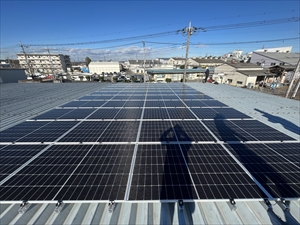 太陽光発電システム　設置工事1