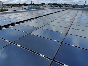 太陽光発電システムリース　設置工事2